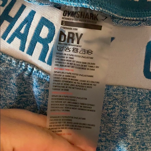 Gymshark blue S cropped leggings - Picture 5 of 6